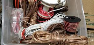lot 90 image: Box of Speaker Wires