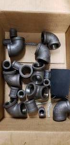 lot 104 image: Cast Iron Black Pipe Fittings