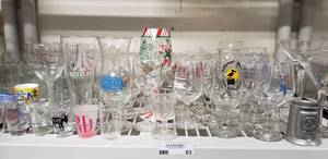 lot 63 image: Souvenir Glasses and Shot Glasses