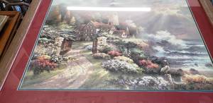 lot 38 image: James Lee Cottage by the Sea Framed Art (38x32 Approx.)