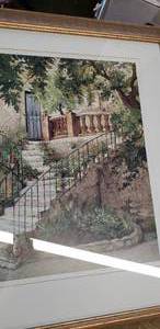 lot 39 image: Staircase Framed Art (27x34)