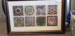 lot 41 image: Tile Wall Art (34x22)