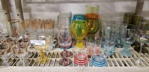 lot 14 image: Colored Glass Lot