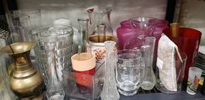 lot 23 image: Large Assorted Vase Lot