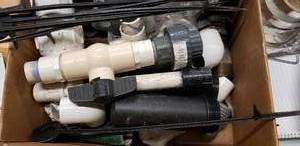lot 173 image: Misc. Pipe Fittings PVC and Cast mixed sizes