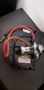lot 193 image: Ironton Air hose 38x50 Spring-Driven Air Hose Reel and Filter Regulator Model FRC159334-S