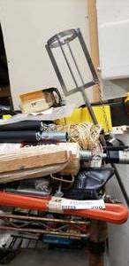 lot 200 image: Misc. Tool Lot with Yard Torch Stake