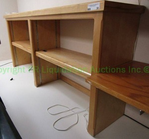 lot 30 image: Desk top shelf unit
