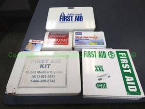 lot 49 image: Assorted first aid kits