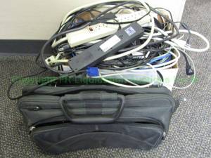 lot 50 image: Assorted electronics cords and cables plus