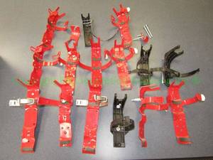 lot 51 image: Fire extinguisher hangers as shown