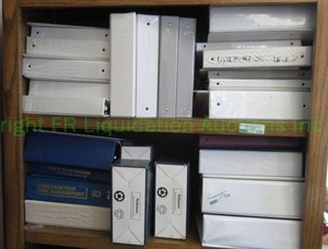 lot 175 image: Assorted 3 ring binders as shown