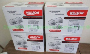 lot 171 image: Willson particulate respirators 4 boxes