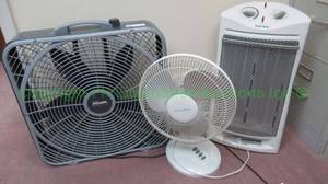 lot 165 image: Lasko and Palmaire fans and Patton space heater
