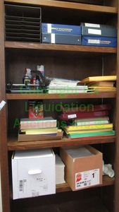 lot 159 image: Assorted office supplies as shown