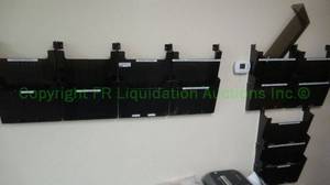 lot 152 image: Wall mount file holders as shown