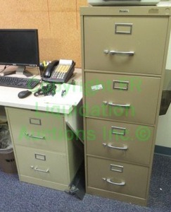 lot 148 image: Premier metal file cabinets 2 count