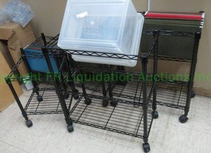 lot 119 image: Metro rack style file holders