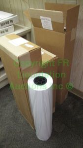lot 107 image: Stewart engineering wide plotter printer paper rolls, 6 rolls total