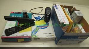 lot 100 image: Assorted office supplies as shown