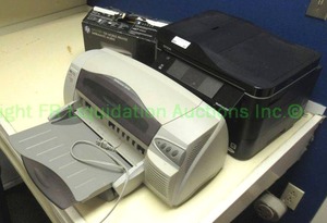 lot 96 image: HP deskjet 1220C, Epson and HP officejet mobile printers