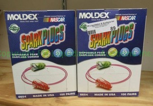 lot 89 image: NASCAR endorsed Moldex ear plugs, 2 boxes unopened