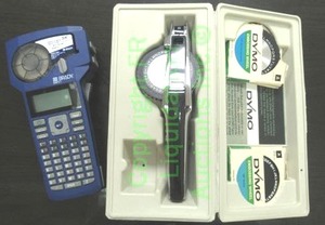 lot 69 image: Brady BMP21 label printer and Dymo embossing wheel kit