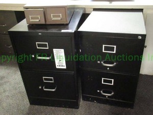 lot 62 image: Metal file cabinets plus as shown