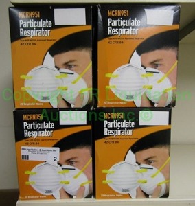 lot 2 image: Particulate respirator dust masks, 4 boxes