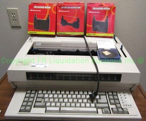 lot 12 image: IBM Wheelwriter 1500 by lexmark