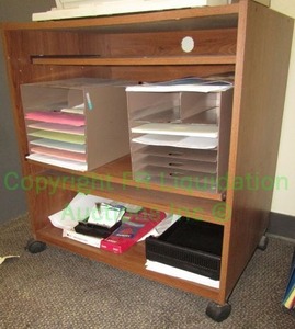 lot 13 image: Utility cart plus contents as shown