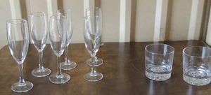 lot 76 image: Granbury Resort 4 stemmed wine glasses x 14 and whiskey glasses x 8