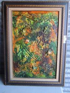 lot 107 image: Abstract Art 22x30 mint condition