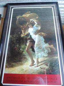 lot 109 image: Large art of Dancers 1880 nineteenth century painting 48x32