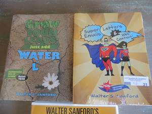 lot 21 image: Walter Sanford books x 2- Super emails-grow your leads and top Dog marketing system NEW