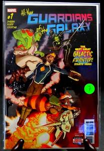 lot 7 image: FIRST EDITION - ALL NEW GUARDIANS OF GALAXY #1 AARON CUDLER COVER STAR LORD GROOT MARVEL COMICS