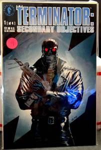 lot 9 image: FIRST EDITION - Terminator #1 comic Secondary Objectives Great Paul Gulacy art Dark Horse
