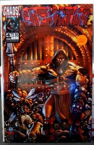 lot 20 image: CREMATOR #4, NM, Hells Guardian, Chaos, 1998, 1999 $7