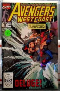 lot 25 image: Avengers West Coast 59 - June 1990 Marvel Comics Comic Book