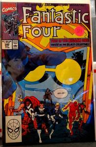 lot 27 image: Fantastic Four #340 (May 1990, Marvel) Thor, Iron Man, Celestial