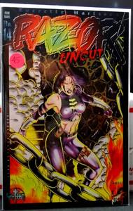 lot 45 image: RAZOR Uncut #14 (1995 LONDON NIGHTS Studios Comics) NM Book