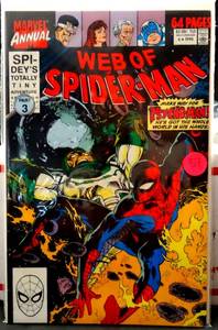 lot 57 image: Web Of Spider-Man #6 1990 Make Way For Psycho Man