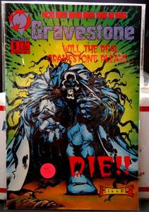 lot 75 image: Gravestone 1993 series # 5 near mint comic book