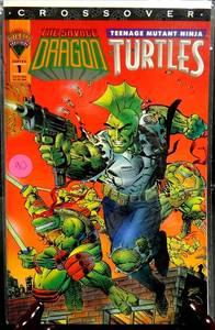 lot 90 image: FIRST EDITION - Teenage Mutant Ninja Turtles Savage Dragon Crossover #1 Mirage 1993 Comic NM