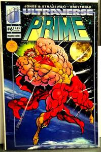 lot 135 image: 1993 MALIBU COMICS ULTRAVERSE PRIME #6  UNREAD NMMT $7