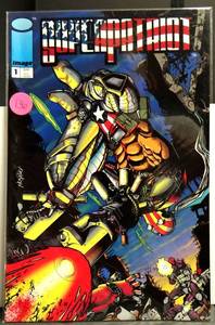 lot 136 image: FIRST EDITION - Super Patriot #1 (July 1993, Image Comics) $10