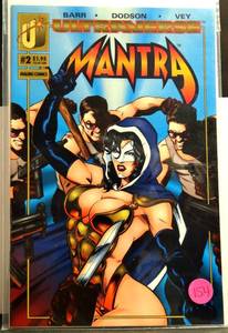 lot 154 image: MALIBU COMICS ULTRAVERSE MANTRA #2 (UNREAD) NEAR MINT - MINT CONDITION $6