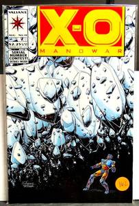 lot 162 image: X-O Manowar #19 (Aug 1993, Valiant) Jorge Gonzalez Jim Calafiore NMMT - $7