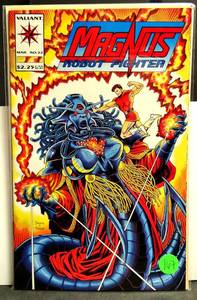 lot 167 image: Magnus Robot Fighter (1991 series) #22 in NM  condition. Valiant comics $8