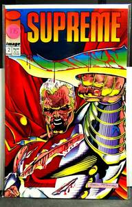 lot 175 image: Supreme 2 (Mar 1993 Image) 1st Appearance Grizlock Brian Murray Rob Liefeld NMMT $7